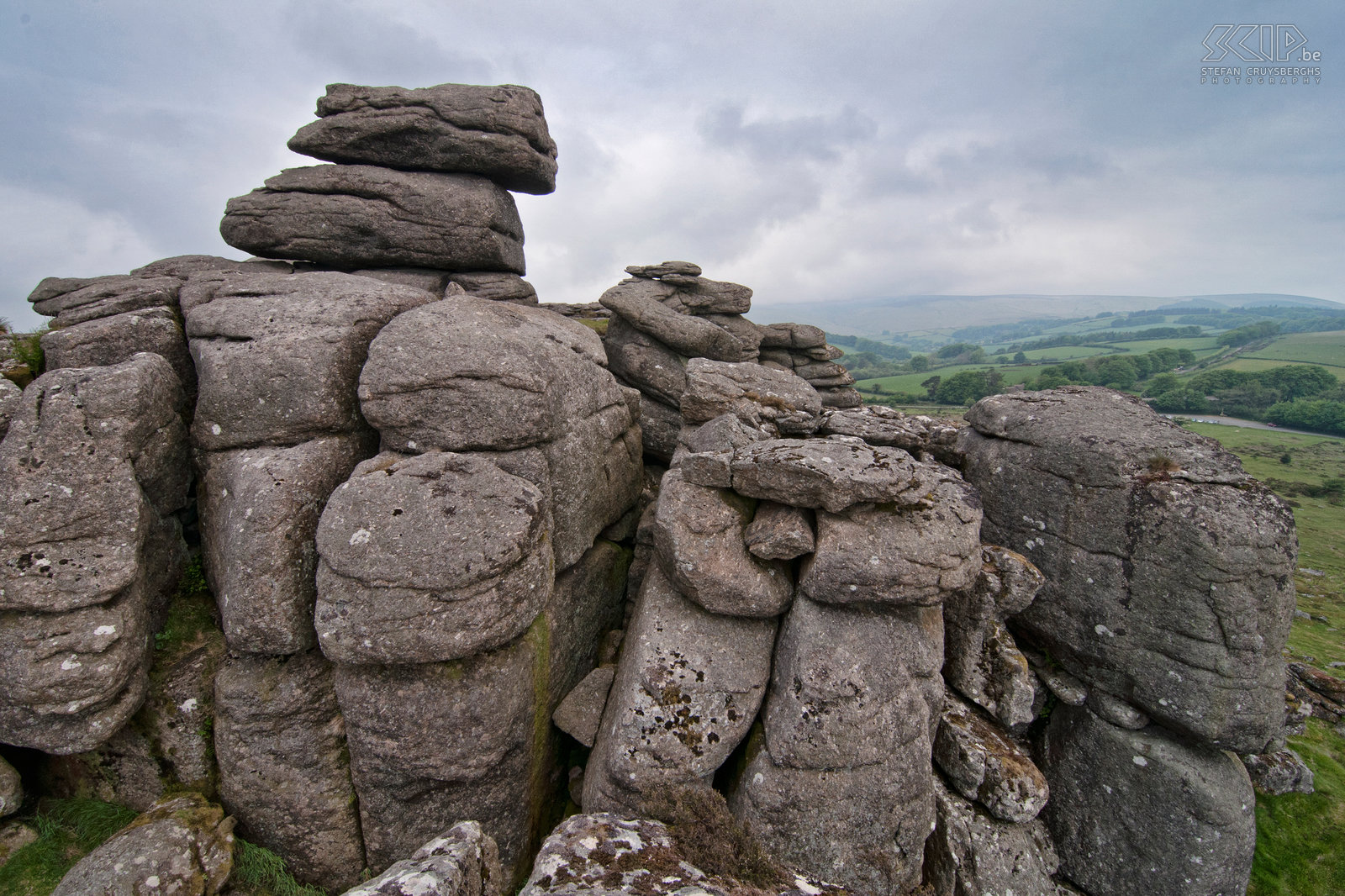 Dartmoor - Hound Tor De indrukwekkende rotsformaties van Hound Tor (Dartmoor NP). Stefan Cruysberghs